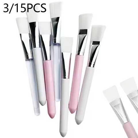 3/15PCS Facial Mask Brushes Kit Face-Mask Application Transparent Makeup Brush For Esthetician Facia