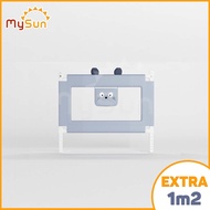 Thanh chắn giường dạng trượt cho bé 1m2 1m5 1m8 1m9 2m2 tấm khung thép an toàn MySun