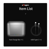 aMagisn Portable Charge Box USB Type C Battery Storage Charger Mini Lightweight Compartment Accessories for Insta360 One X2