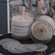 [welove01] 10Pcs DIY  Sticker Cup Labels Dustproof Paper for s SG