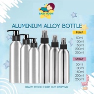 BH Travel Spray Perfume Cosmetic Aluminium Bottle Liquid Toner Essence Water Sanitizer Botol Alumini