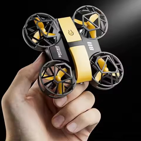 Flying Mini Remote Control Aircraft Rechargeable Four-axis Rotation Remote Control Drone 360° Rotati