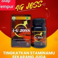 4G Joss Kapsul Herbal Obat Penambah Stamina Pria 4 G Joss