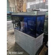 (Full Set) Kintons Aquarium Cabinet L4' x W1.5' x H2'(Thickness of glass 8mm)