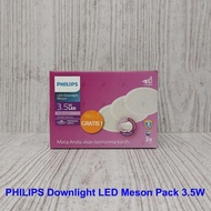 Philips Downlight LED Pack Meson 59441 3.5W D080 Round Ceiling