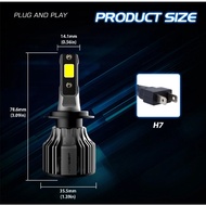 ไฟหน้ารถยนต์ Novsight N39 หลอดไฟหน้า H4 Led Car Lamps 2PCS LED Headlight Front Lamp หลอดไฟหน้า H4/H1