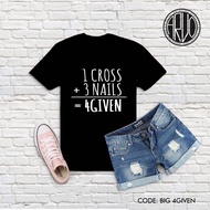 ARVO - Christian Tees Bible Shirts Jesus God/BIG 4GIVEN