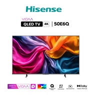 (พร้อมส่ง) Hisense ทีวี 50 นิ้ว 4K รุ่น E6Q/A7Q 4K Ultra HD Smart TV Voice Control WIFI Build in Ne