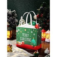 KY🎁Christmas Gift Bag Christmas Eve Gift Christmas Eve Fruit Paper Packaging Bags Candy Gift Bag Portable Christmas Gift