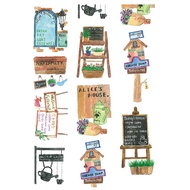Cafe Wooden Menu Signboard Designer Washi Tape