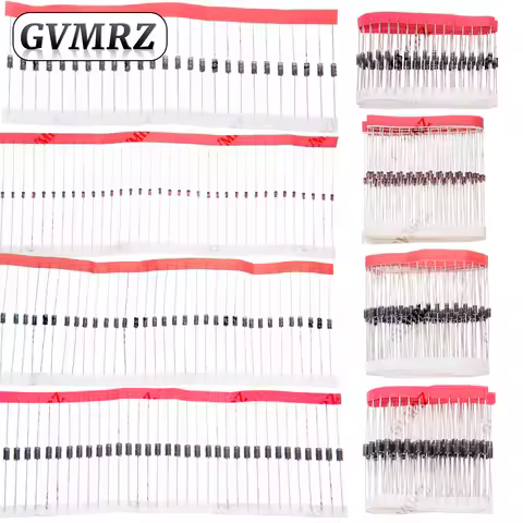 1N Series Rectifier/Schottky Diode 1N5359B 1N60 1N914 Assortment Encapsulated Diode 1N4007 45mil 1N4