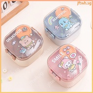 820ml Cartoon Stainless Steel 304 Lunch Box With Spoon  Portable Kids Bento Box Student School Food 