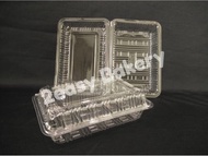 Kuih Container OPS-H1 / H1 / Disposable Plastic Clear Bakery Container / Bekas Kuih (100pcs±)
