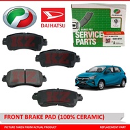 PERODUA AXIA D74A 2023-2025 FRONT BRAKE PADS 1 SET