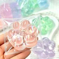 1 ชิ้น Taba Squishy Cat Paw, ของเล่นบีบ Fufu Fidget 4 สไตล์, Squish เหนียวน่ารัก Kawaii, ของเล่นประส