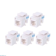 beste 5PCS Telecom Voice Jack 6P4C Socket RJ11 Connector 4-wire Cable Adapter CAT3