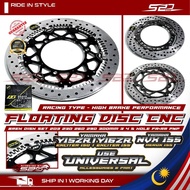 Floating Brake Disc BG Racing NVX Y15 Y16 Universal Use CNC 203 230 260 290 300 MM 3 4 5 Hole Brek D