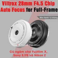 Ống Kính Viltrox 28mm F4.5 Chip AF dành cho Full-Frame Sony E/FE Nikon Z Fujifilm X/FX - Lens Pancak