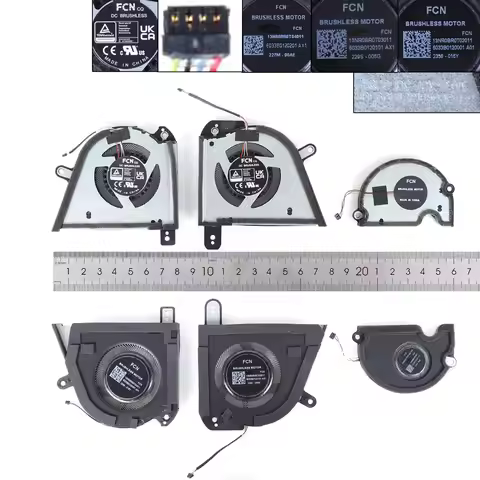 Laptip Cooling Fan for ASUS ROG MAGIC 16 ZEPHYRUS M16 2023 GU604VI（ORG）3PCS
