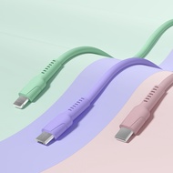 OWIRE Micro USB/Type-c/IP Cable สายเคเบิล Micro USB 2.4A ที่ชาร์จเร็วสำหรับ Macaron Silicone Microusb Cable Data Transfer For Xiaomi Mi Redmi 7 Samsung S7 Huawei Honor 8X iP 11max iP  XS/ 8/ 7 Plus/ 6 6s Plus