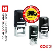 SAME DAY POS * Rubber Stamp * COLOP Self-inking Round Dater Stamp R24Dater | R30Dater | R40Dater