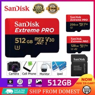 Sandisk Micro TF/SD card storage card 32GB 64GB128GB 256GB 512GB 1TB 2TB high-speed class 10 mini SD