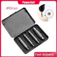4pcs Damaged Screw Extractor Drill Bit Extractor Drill Set Broken Speed Out Bolt Extractor Bolt Stud