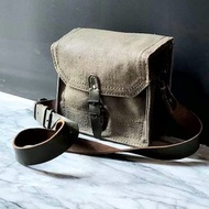 1970's 法國公發 牛皮革•防水•軍用包/相機包/沃坦包 老品全新