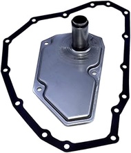 RE0F11A JF015E 33010JF015 Automatic Transmission Oil Filter+Pan Gasket Kit Compatible with Nissa-n M