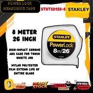 ''STANLEY'' POWER LOCK MEASURING TAPE 8 METER / 26' - MODEL : STHT33428-8