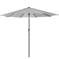全城熱賣 - 戶外太陽傘Outdoor Patio Umbrella,Yard Umbrella, Push Button Tilt and Crank【Grey】#E066001358