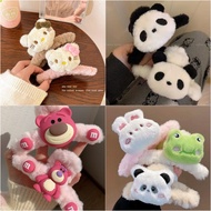 High-value Autumn Winter Plush Hair Clip Girl Cartoon Large Grab Clip Cute Hair Shark Clip Hair Acce