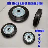 6 "Rubber Trolley Wheels / Wheels / Cart Wheels. 6inch wheel only