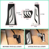LHD Stainless Steel Gas Brake Rest Pads Car Pedal for BMW 1 3 4 5 6 Series X1 X3 X4 X5 X6 F10 F11M3 