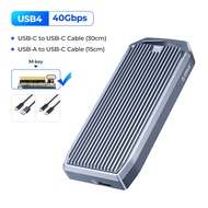 ORICO M2 SSD Case 40Gbps NVME Enclosure M.2 to USB 4.0 Type C 4.0 USB 3.0 SSD Adapter for NVME SSD D