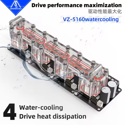 Mellow VZ 5160 watercooling To Solve Overheating Of Tmc5160 Driver Mos For Super 3D Printer VzboT Vo
