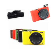 สำหรับ Panasonic Lumix GF10 GF9 GF8 GF7 LX10 LX15กล้องเกราะซิลิโคนแบบนิ่มเคสปกป้องยางป้องกันร่างกายอุปกรณ์ป้องกันผิวหนังกระเป๋า