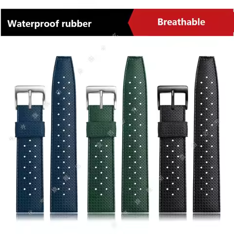 Premium Grade Tropic Rubber Watchband 20mm 22mm For SRP777J1 New Watch straps Diving Waterproof Brac