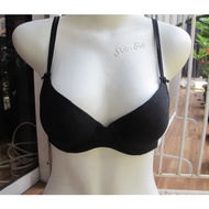 [BUY 1 GET 1 FREE] Push Up Bra Valentine Secret SB08/0024 Black Size 34A (A75) 38A (A85)