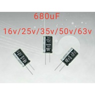 680uF (16v/25v/35v/50v/63v)Electrolytic Capacitor