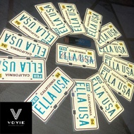 Sticker ella usa original/sticker motor/sticker kereta/ella usa/sticker pantul cahaya/sticker ela/vo