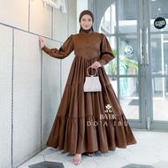 Evina Dress Korean Style Hijab Toyobo OOTD Evina Dress - Modern Korean style dress with hijab ootd l