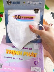 Combo 600 cái Khẩu Trang 5D Thịnh Phát Hàng 3 lớp dày đẹp chắc chắn