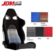 JDMGRAM 1mX1.6m JDM รถแข่ง Recaro ผ้าหุ้มเบาะรถยนต์แบบสากล Headliner แผงประตูผ้าตกแต่งอุปกรณ์ตกแต่งภ