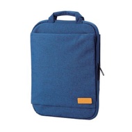 ELECOM 帆布薄型手提收納袋/13.3吋/藍