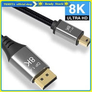 Mini DP to DisplayPort 8K Cable 8K(7680x4320)@60Hz 4K@144Hz DisplayPort 1.4 Bi-Directional Transmiss