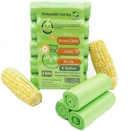 8 Gallon Trash Bags, Inwaysin Garbage Bags Compatible with Simple Human H Trash Can, Compostable 6-9