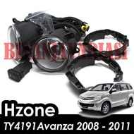 Hzone Ty4191 Toyota Avanza 2008 - 2011 Sienta Foglamp Glass Fog Lamp Latest