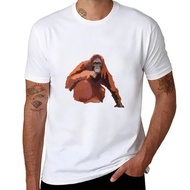 B adalah untuk Orangutan Borneo, Orangutan Borneo – Beruk Besar Terancam dari Hutan Borneo T-Shirt l