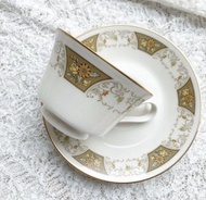 日本製Noritake 茶杯連茶碟（一套兩件）/ noritake cup set